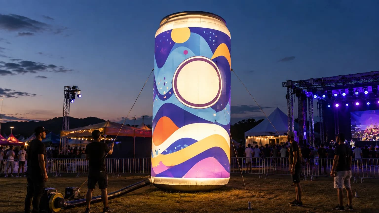 6 m Beverage Can Replica for a Four-City Festival Tour Gallery 3