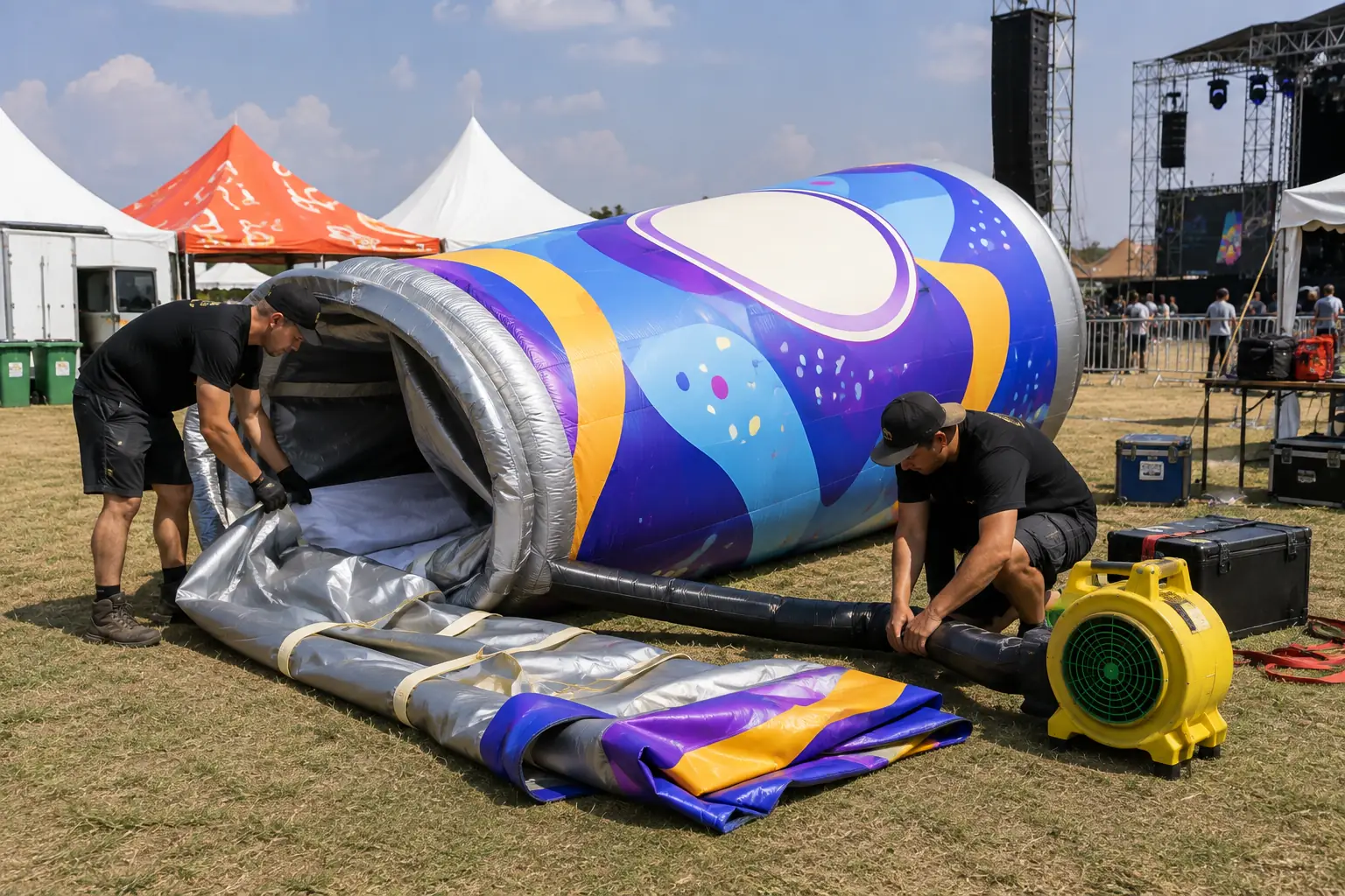 6 m Beverage Can Replica for a Four-City Festival Tour Gallery 4