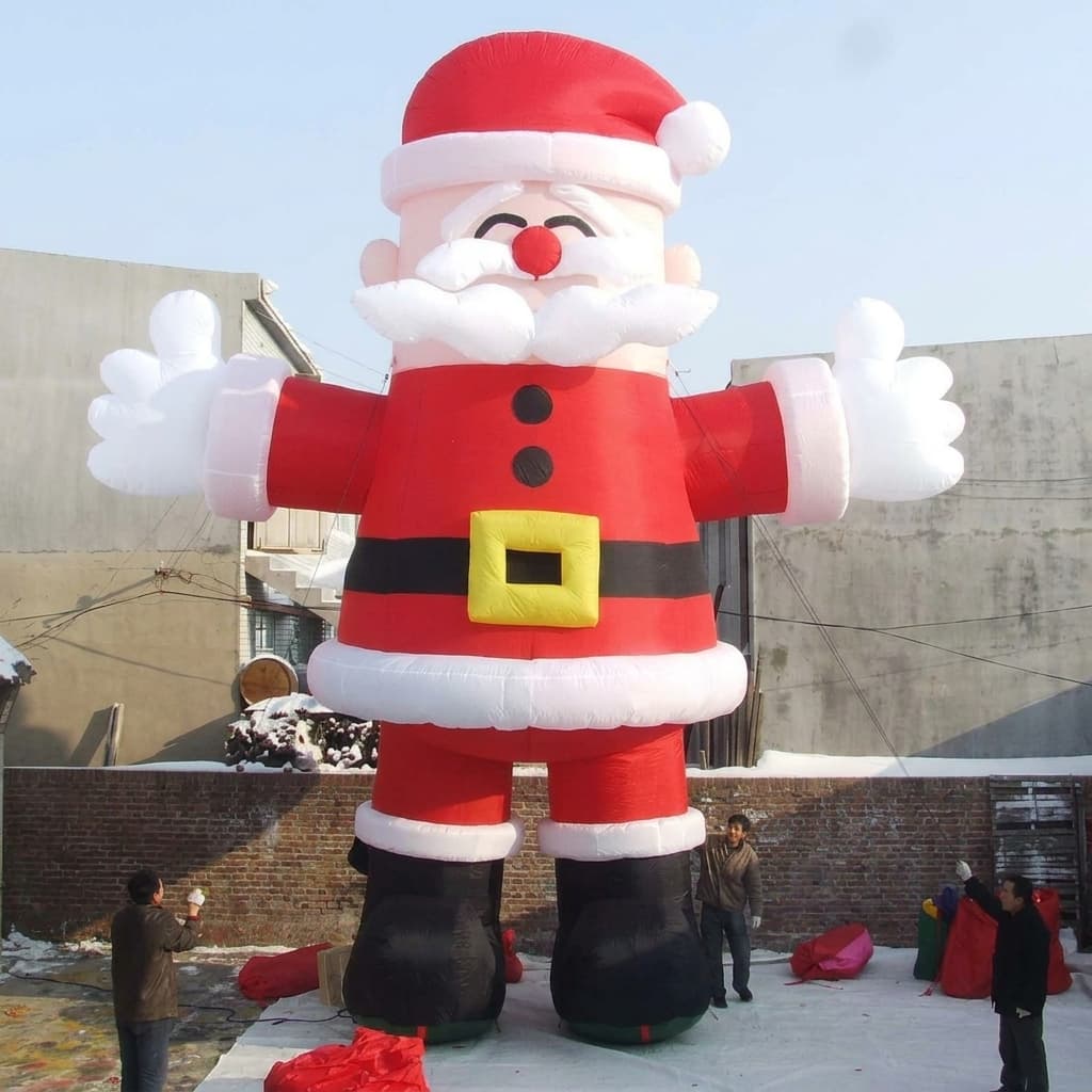 Factory Wholesale Christmas Inflatable Seven Dwarfs Character Models Santa Display | InflatCustom
