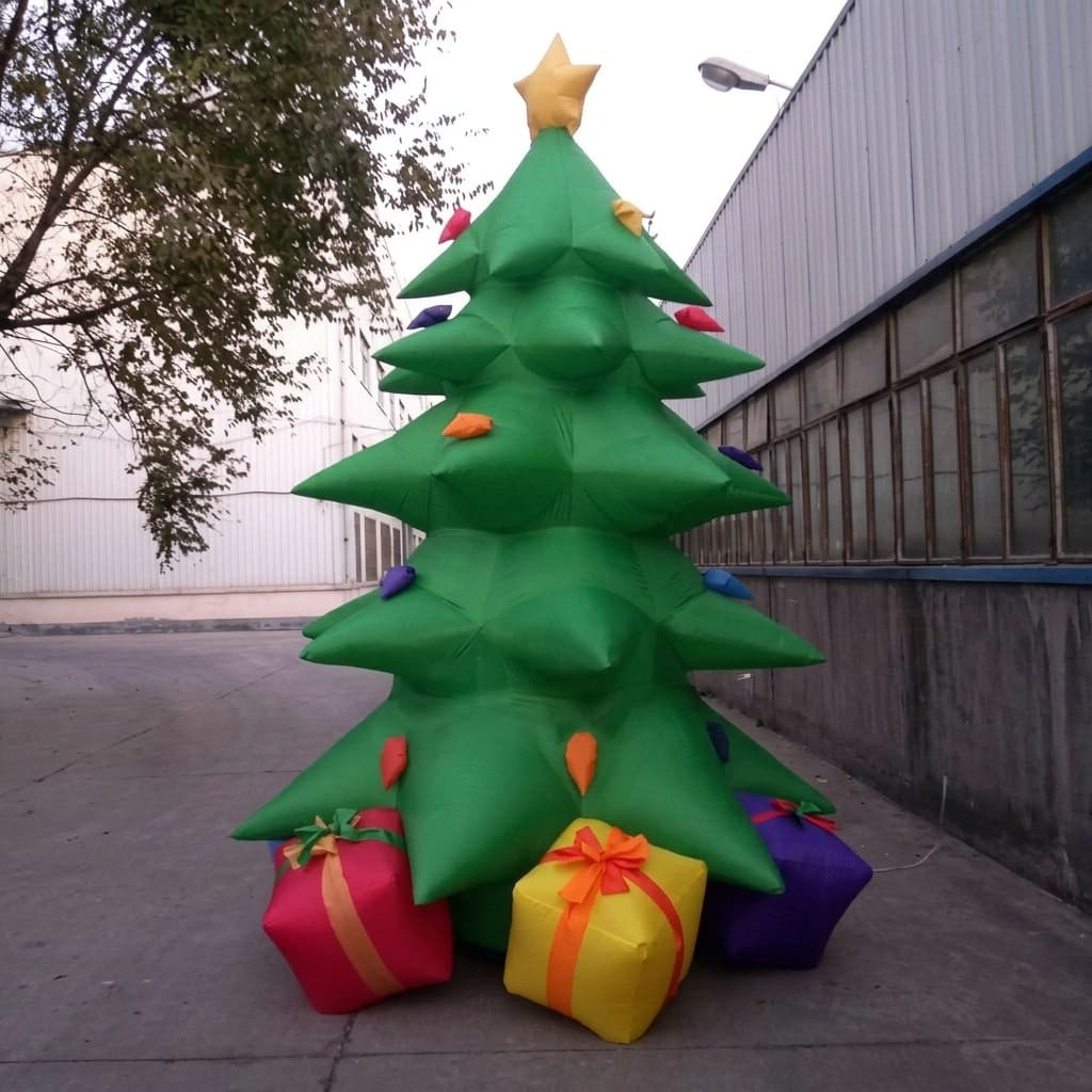 Factory Wholesale Christmas Inflatable Seven Dwarfs Character Models Tree Model | InflatCustom