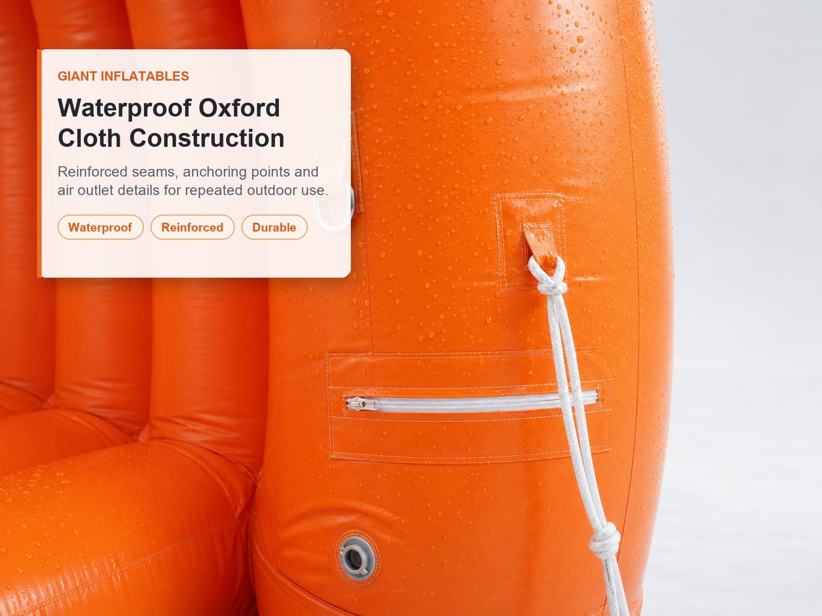 Custom 5m Giant Inflatable Pumpkin Tent Detail 2
