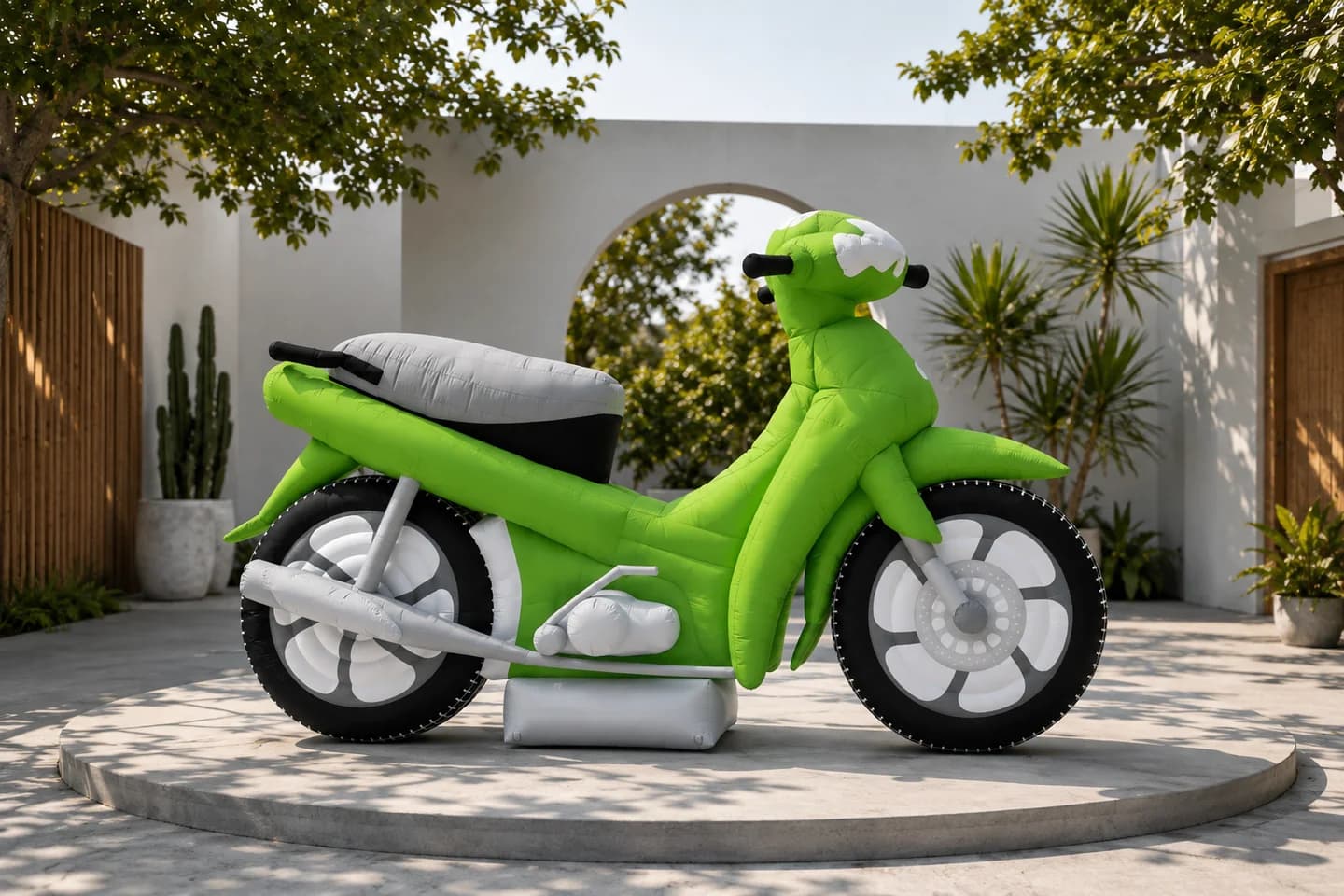 Custom Inflatable Motorcycle Mascot