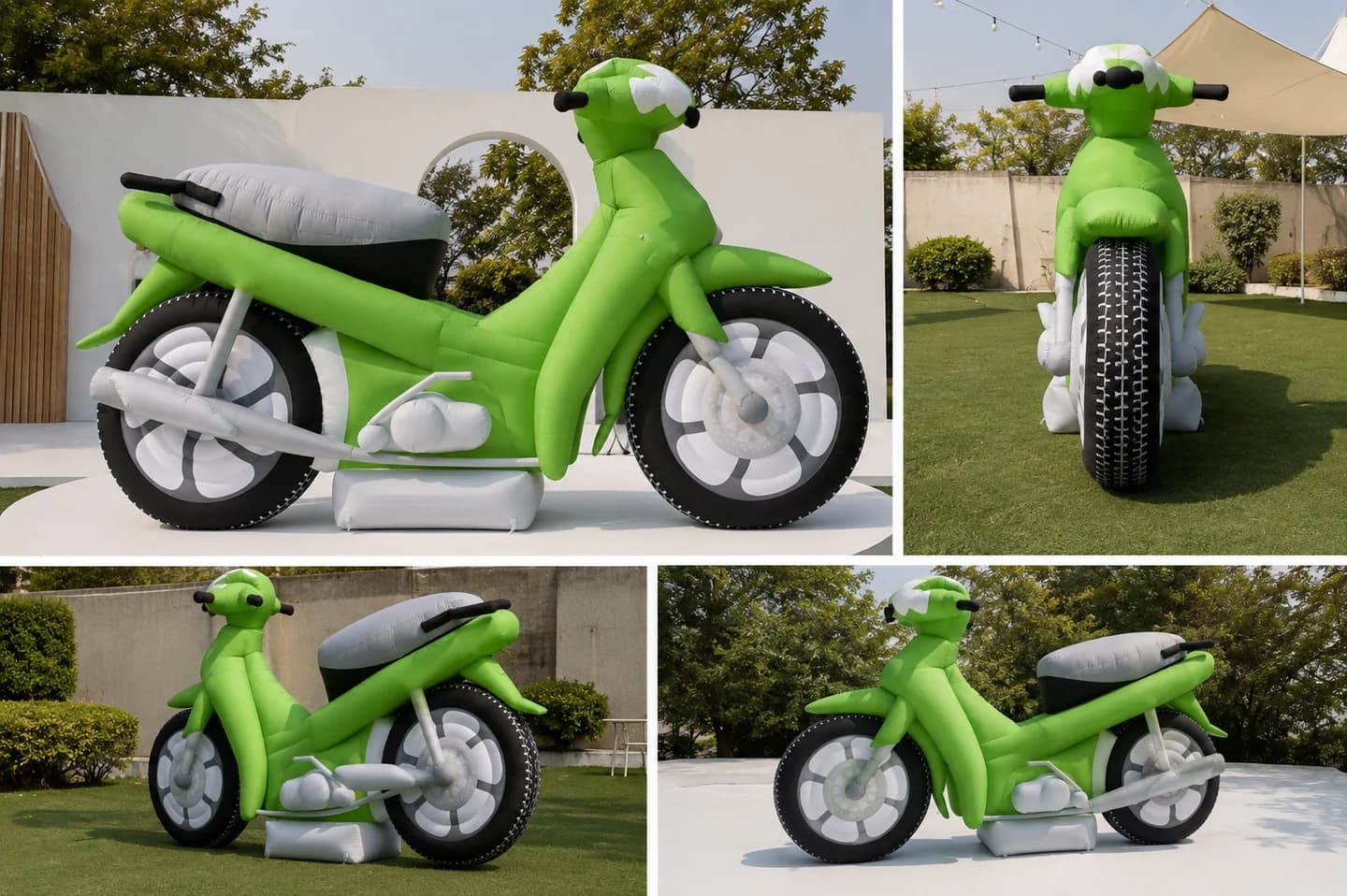 Custom Inflatable Motorcycle Mascot Detail 3