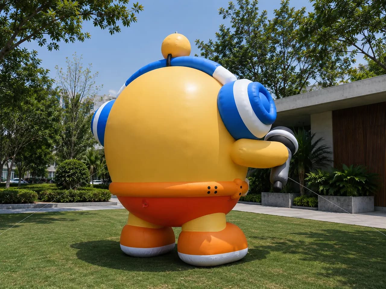 Custom Inflatable Singer Mascot Detail 4