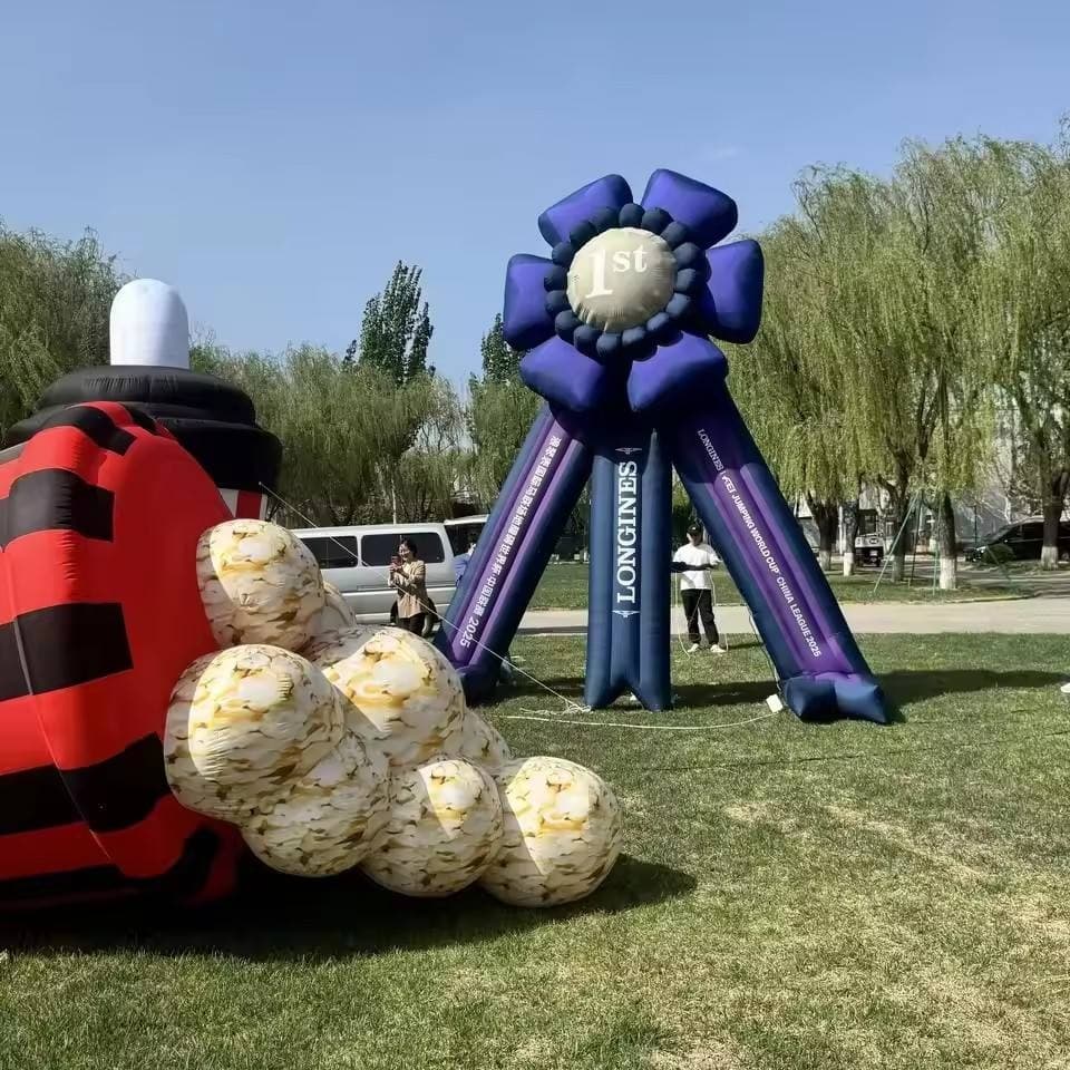 Custom Inflatable Award Ribbon view 03 | InflatCustom
