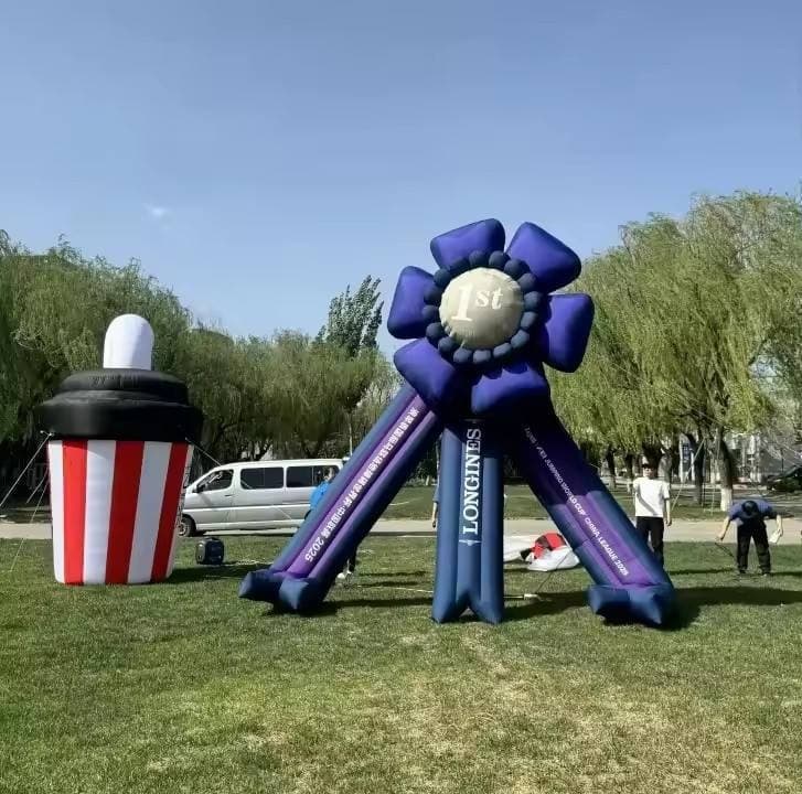 Custom Inflatable Award Ribbon view 04 | InflatCustom