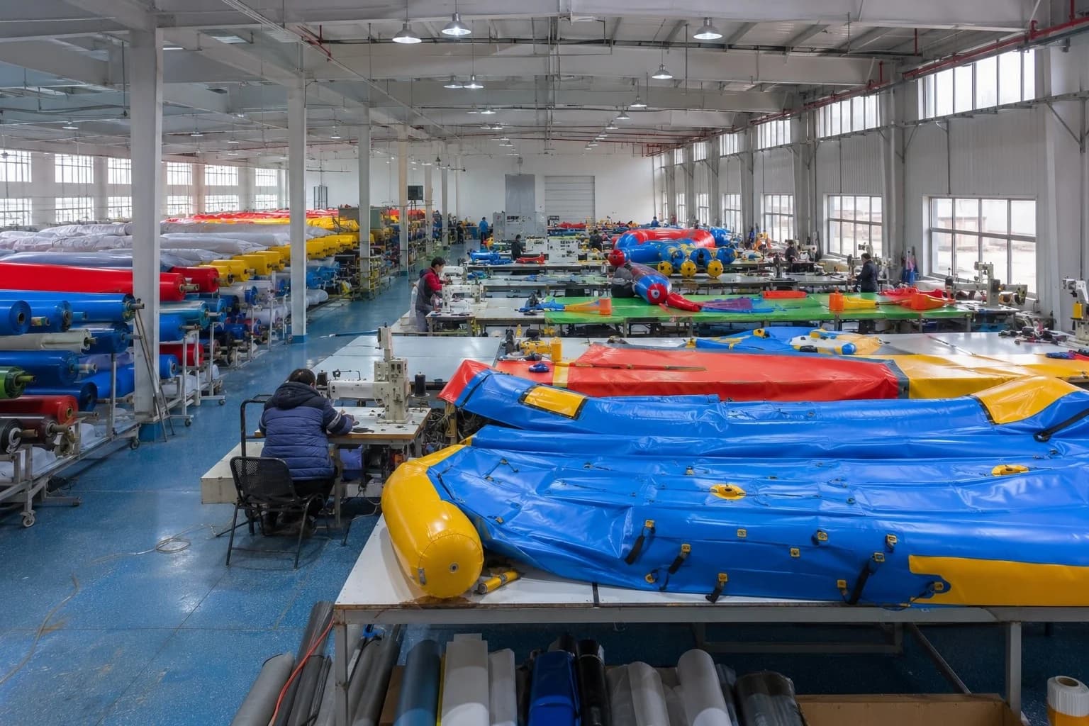 Custom inflatable production workflow