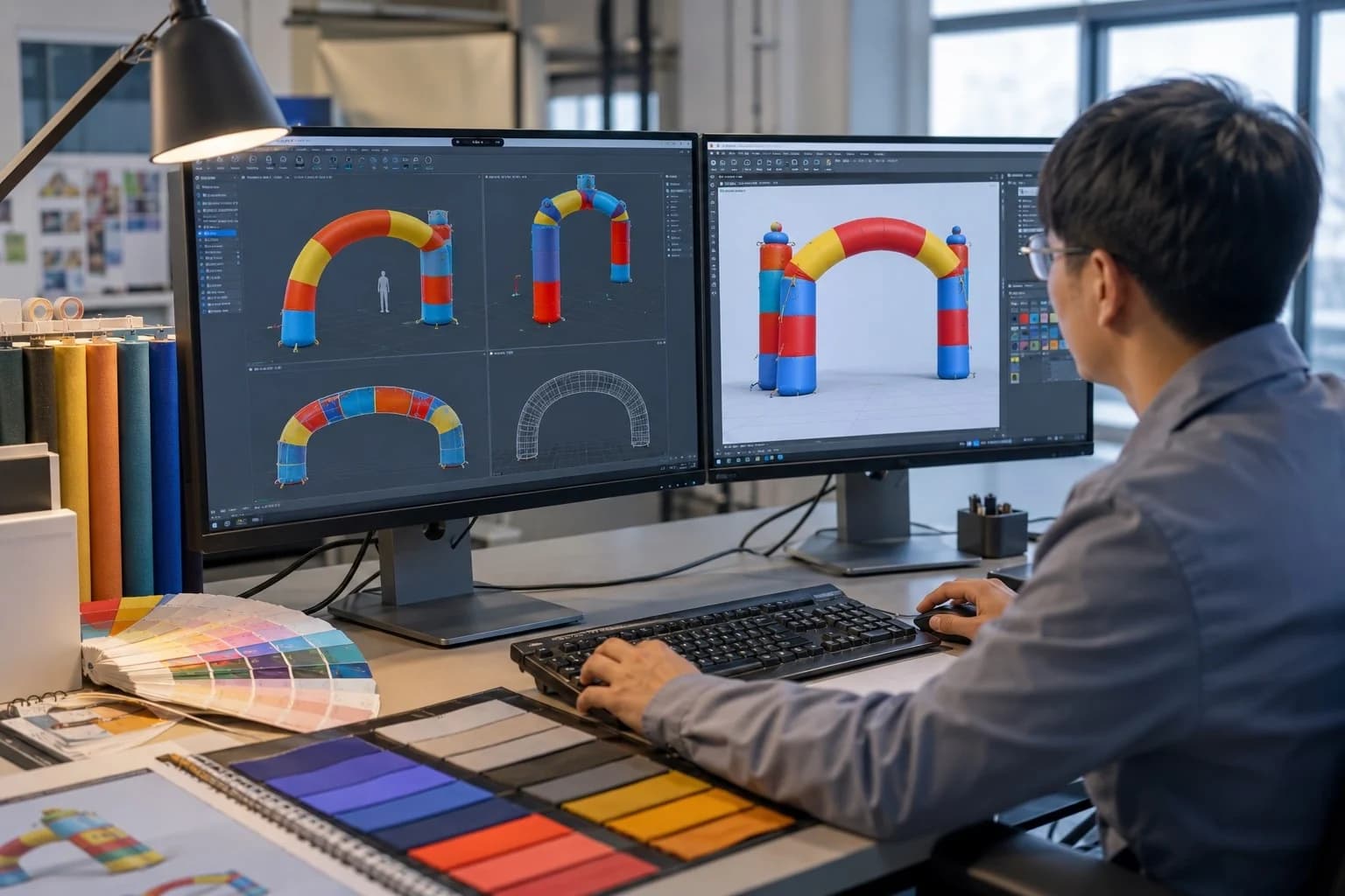 Background design process