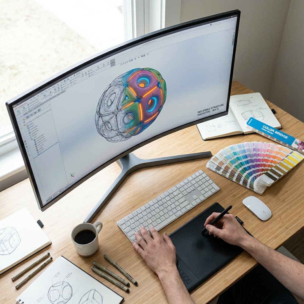 The 3D Mockup Process: What to Expect Before Your Inflatable Goes Into Production