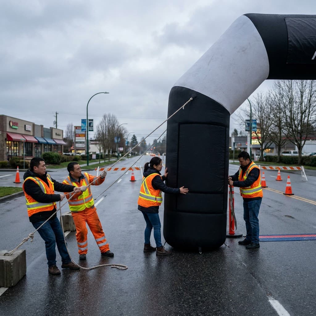 Custom Inflatable Entrance Tunnel for a US Regional Marathon Gallery 4