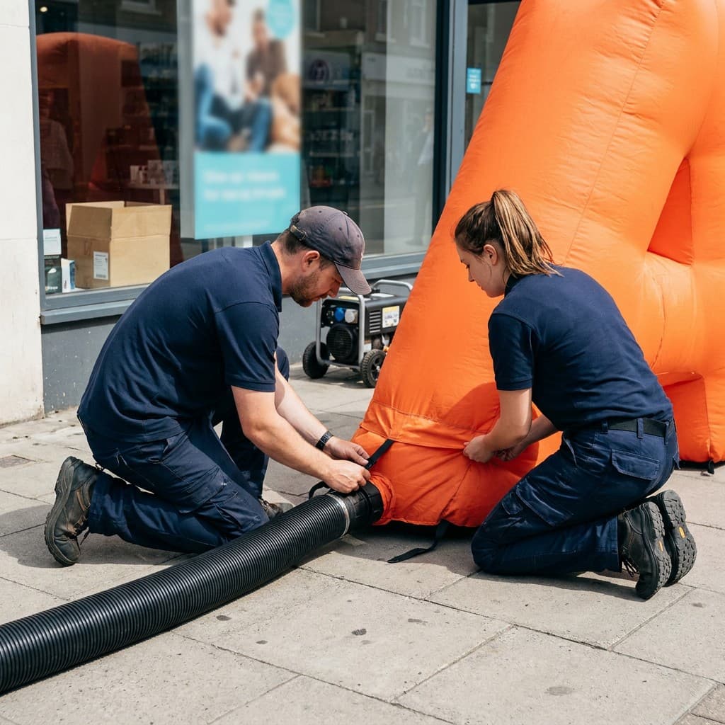 Giant Inflatable Letters for a US Retail Store Grand Opening Gallery 5