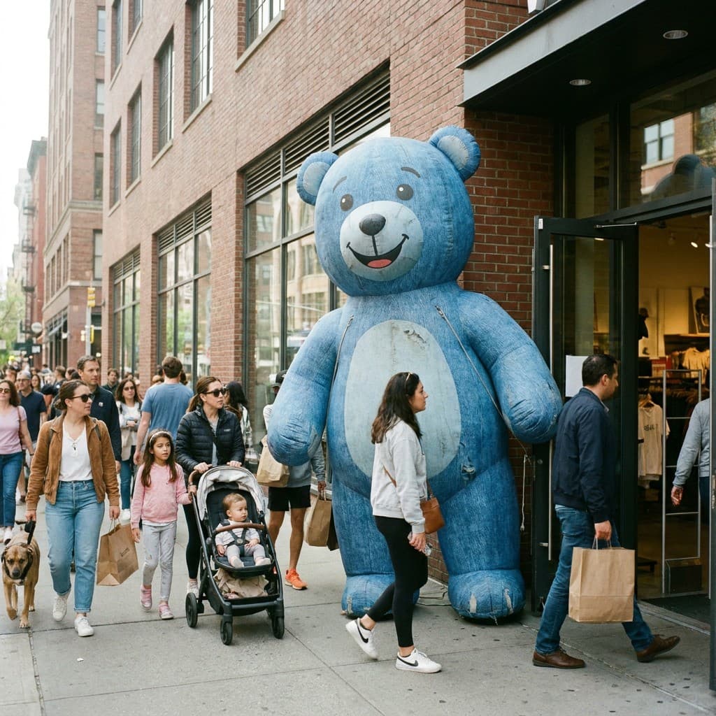 Custom Advertising Mascot Inflatable for a Mexico Retail Launch Gallery 3