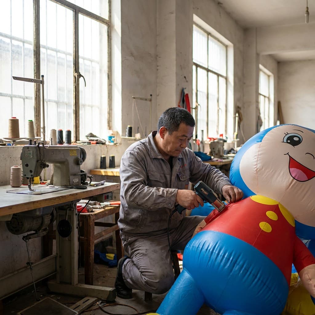 Custom Advertising Mascot Inflatable for a Mexico Retail Launch Gallery 2
