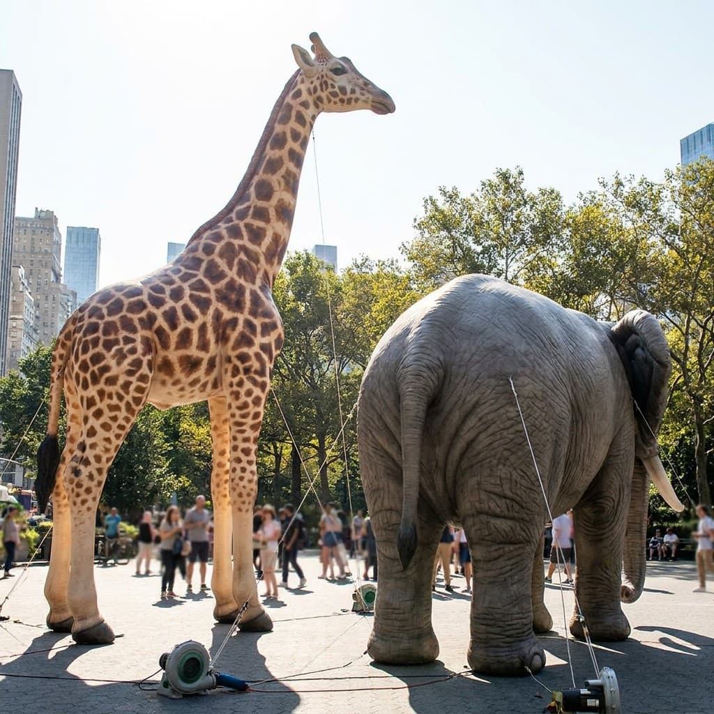 Inflatable Animals professional display