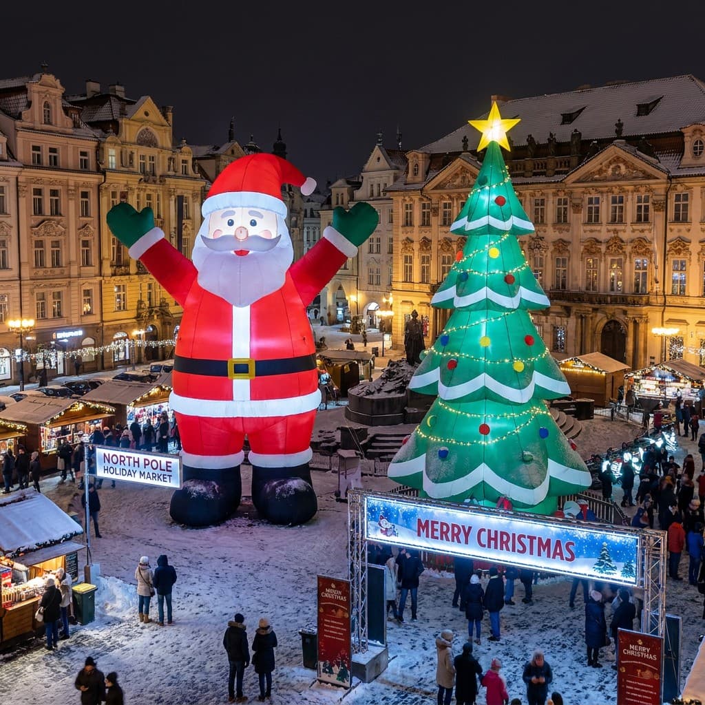 Christmas Inflatables professional display