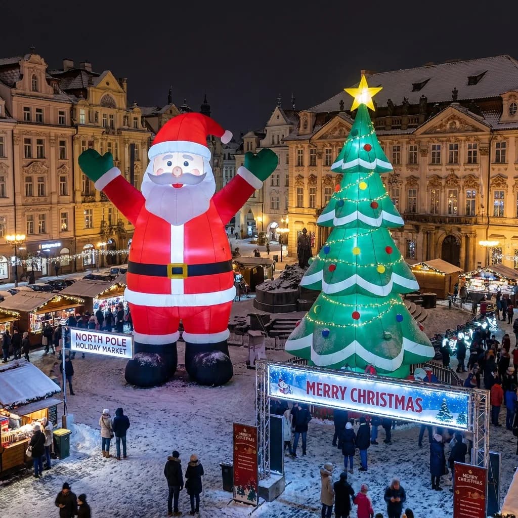 Christmas Inflatables professional display