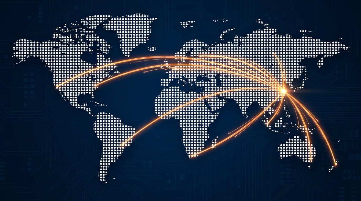 InflatCustom Global Delivery Network Map