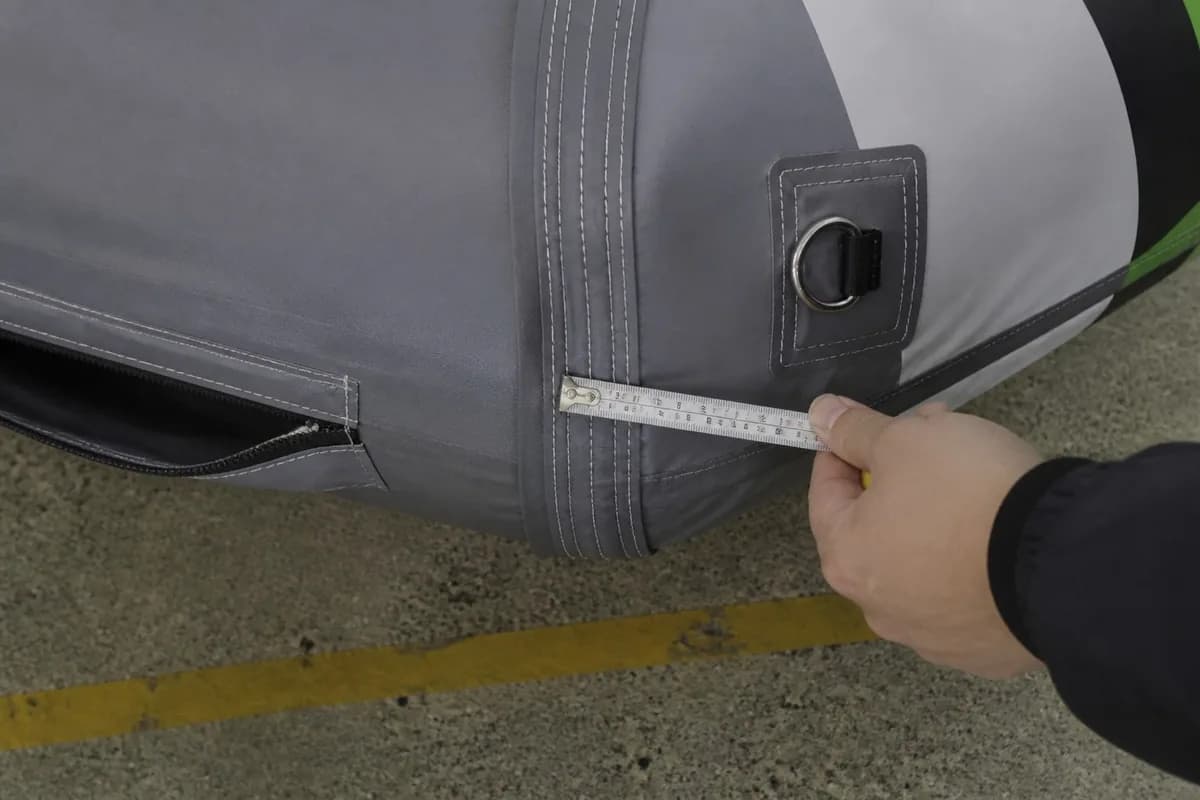 Custom inflatable inspection proof detail