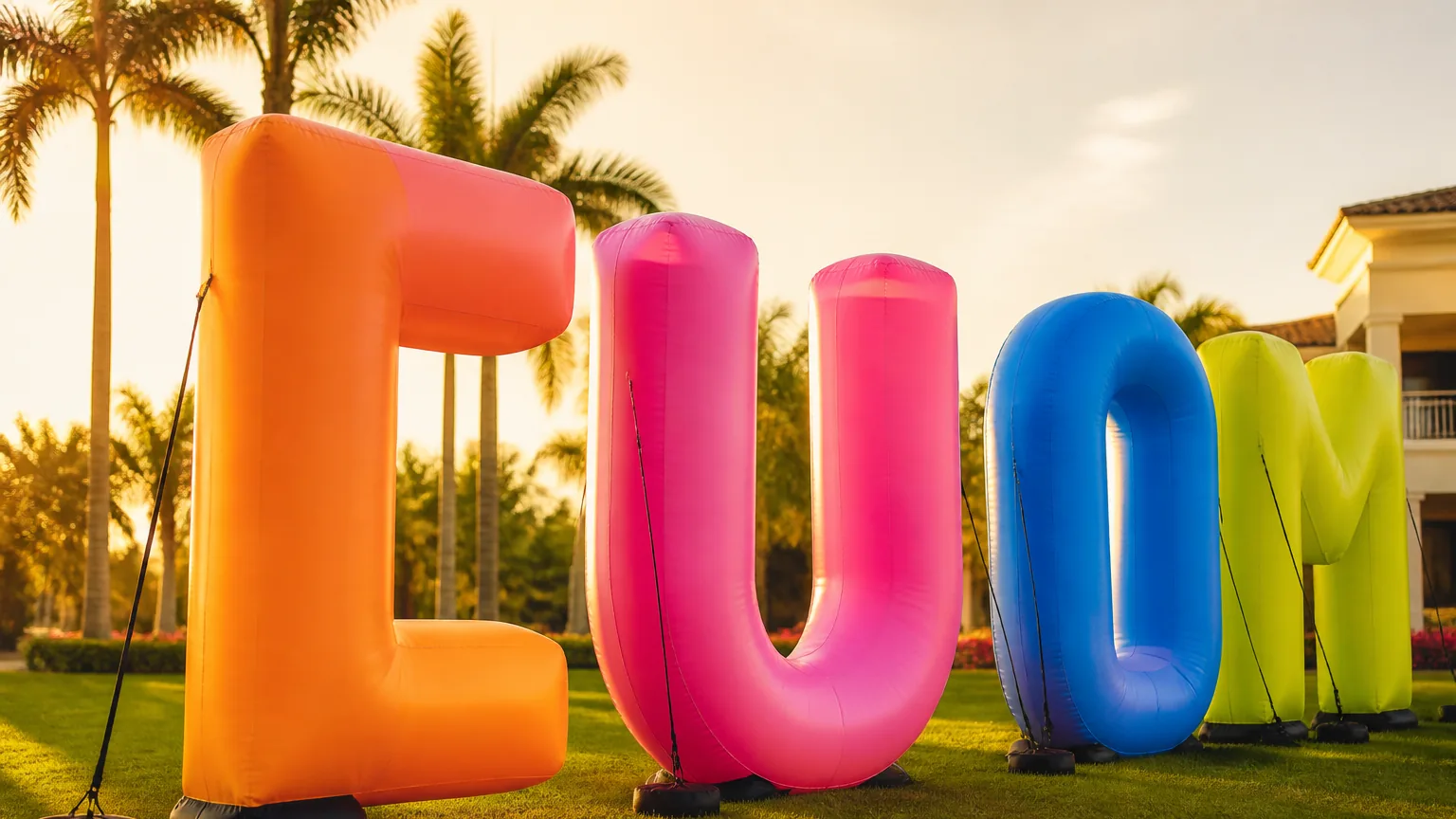 Custom LED Inflatable Logo Sign