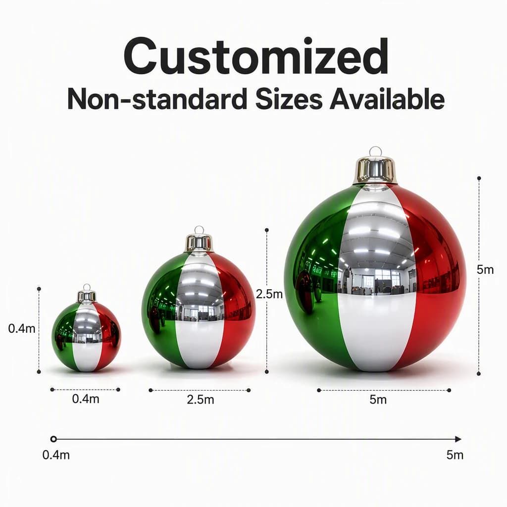 Inflatable Mirror Ball Christmas Decoration Detail 2