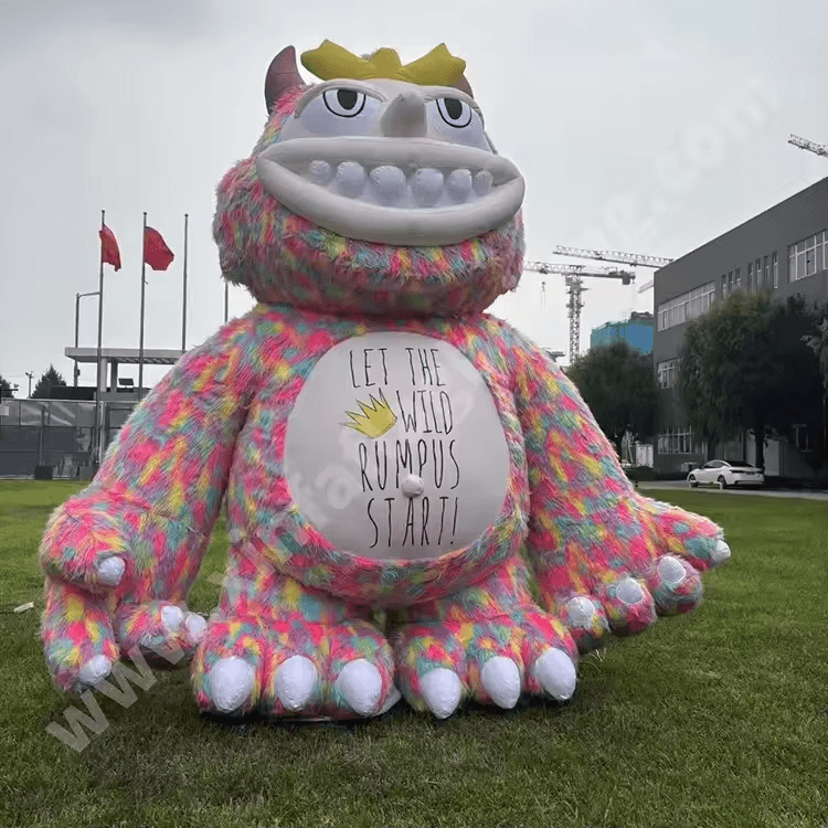 Custom Giant Inflatable Mascot Model Side View 1 | InflatCustom