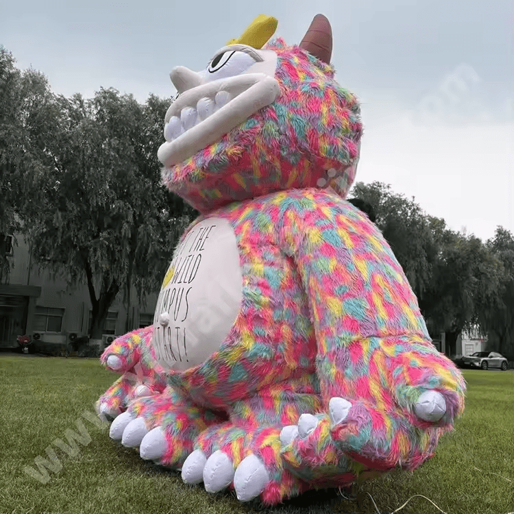 Custom Giant Inflatable Mascot Model Side View 2 | InflatCustom