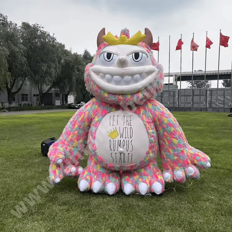 Custom Giant Inflatable Mascot Model Side View 3 | InflatCustom
