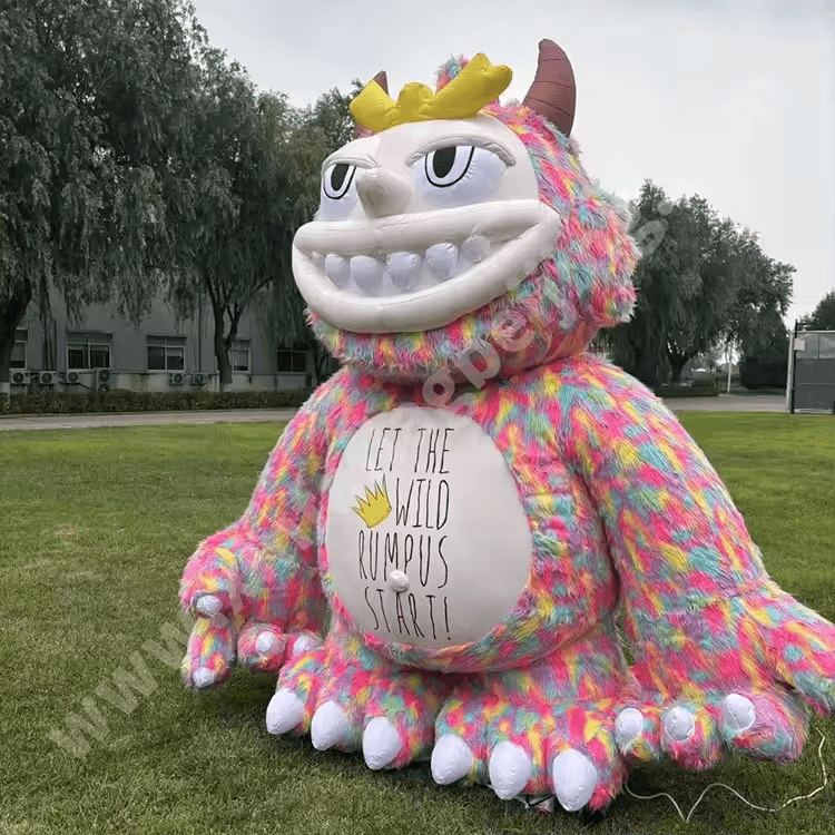 Custom Giant Inflatable Mascot Model Side View 4 | InflatCustom