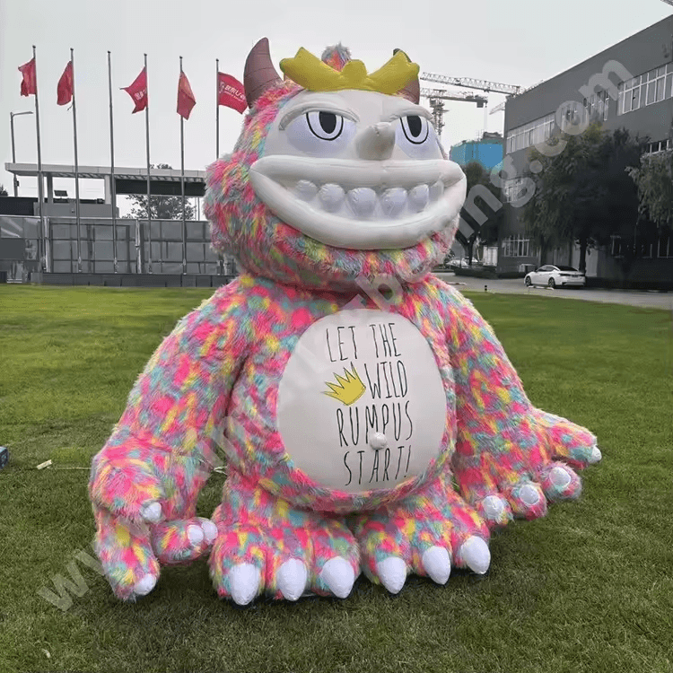 Custom Giant Inflatable Mascot Model Side View 5 | InflatCustom