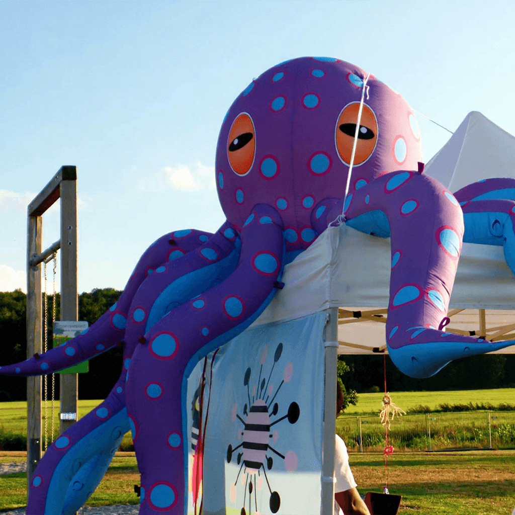 Giant Inflatable DJ Stage