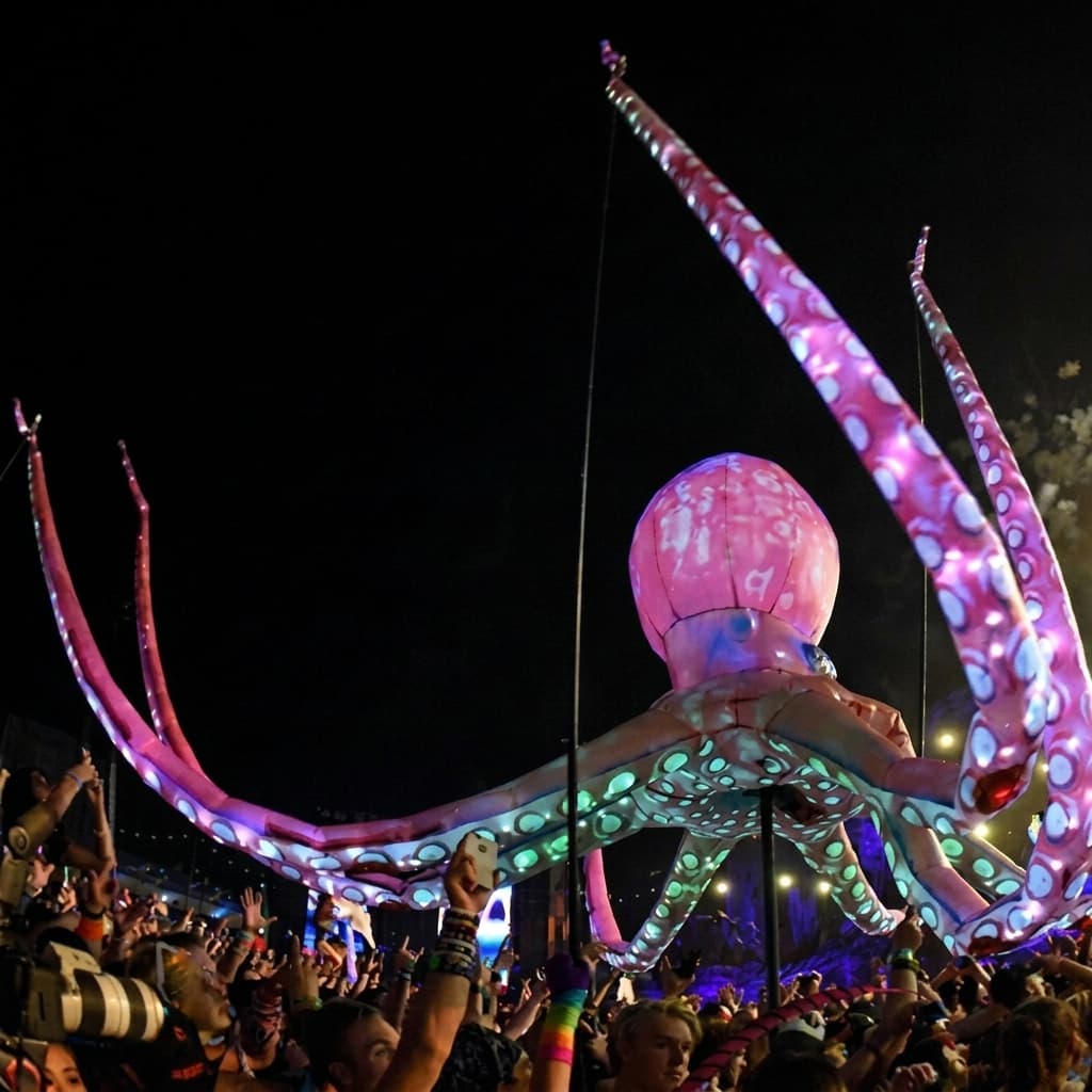 Giant Inflatable DJ Stage Detail View 3 | InflatCustom