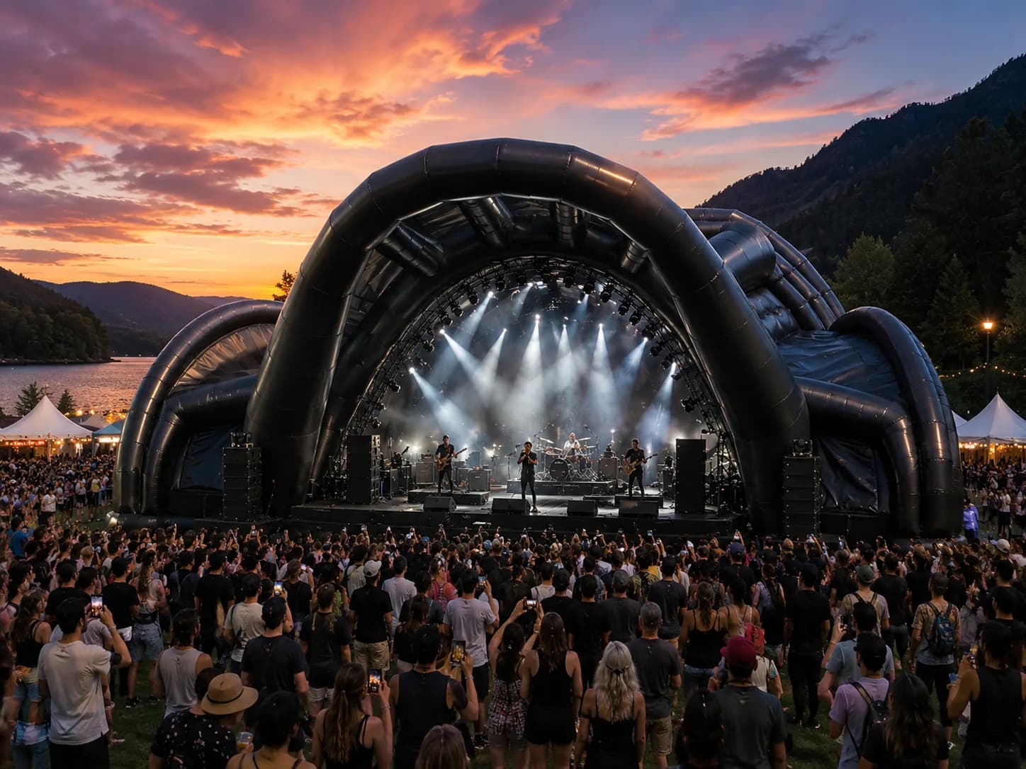 Giant Inflatable DJ Stage Tent