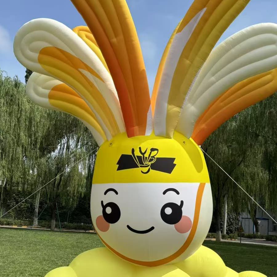 Custom Advertising Inflatable Dog Mascot Detail 1