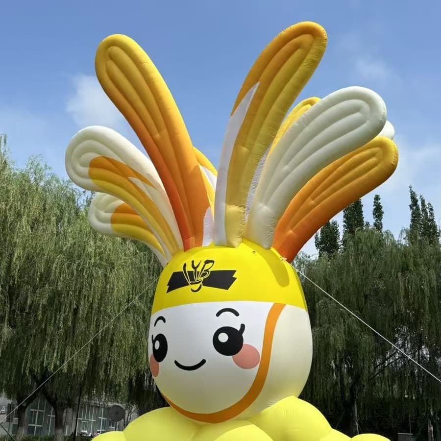 Custom Advertising Inflatable Dog Mascot Detail 3