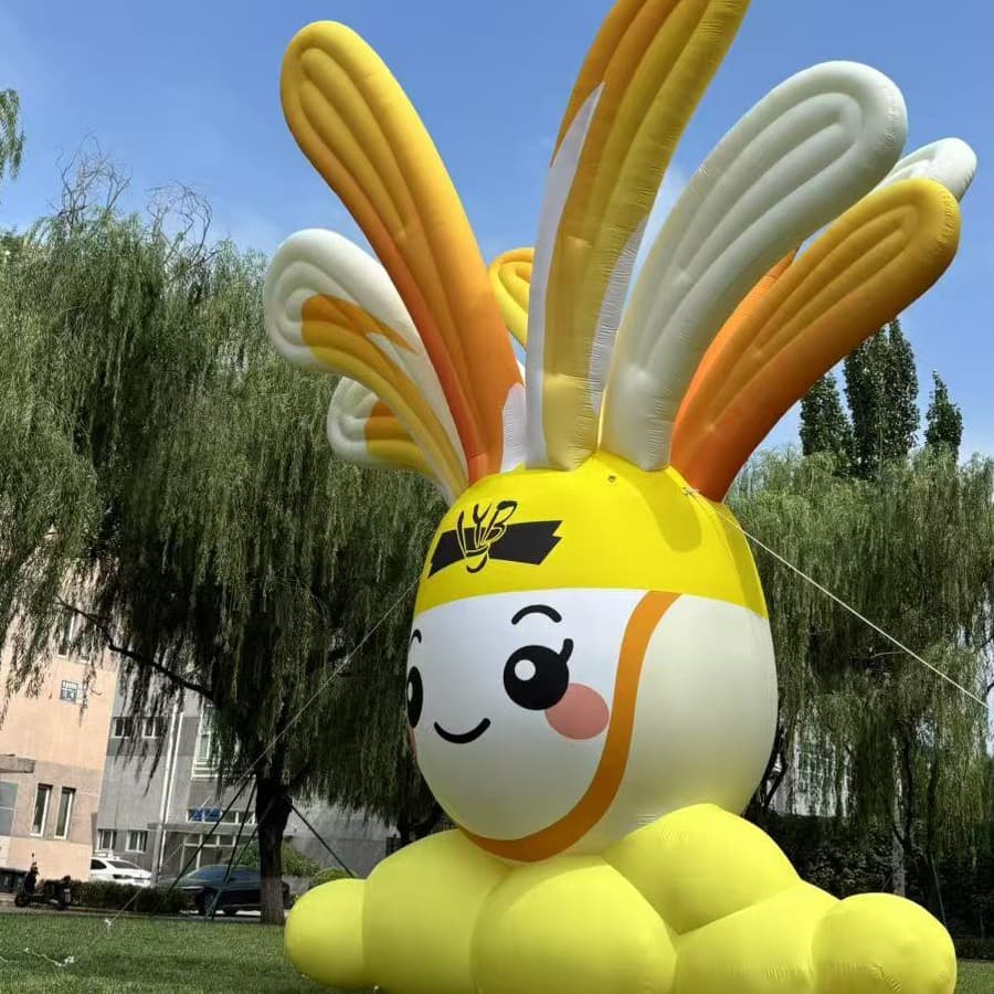 Custom Advertising Inflatable Dog Mascot Detail 4