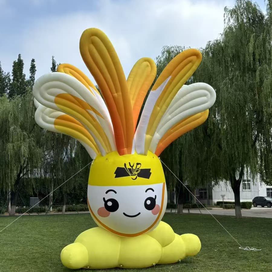 Custom Advertising Inflatable Dog Mascot Detail 5