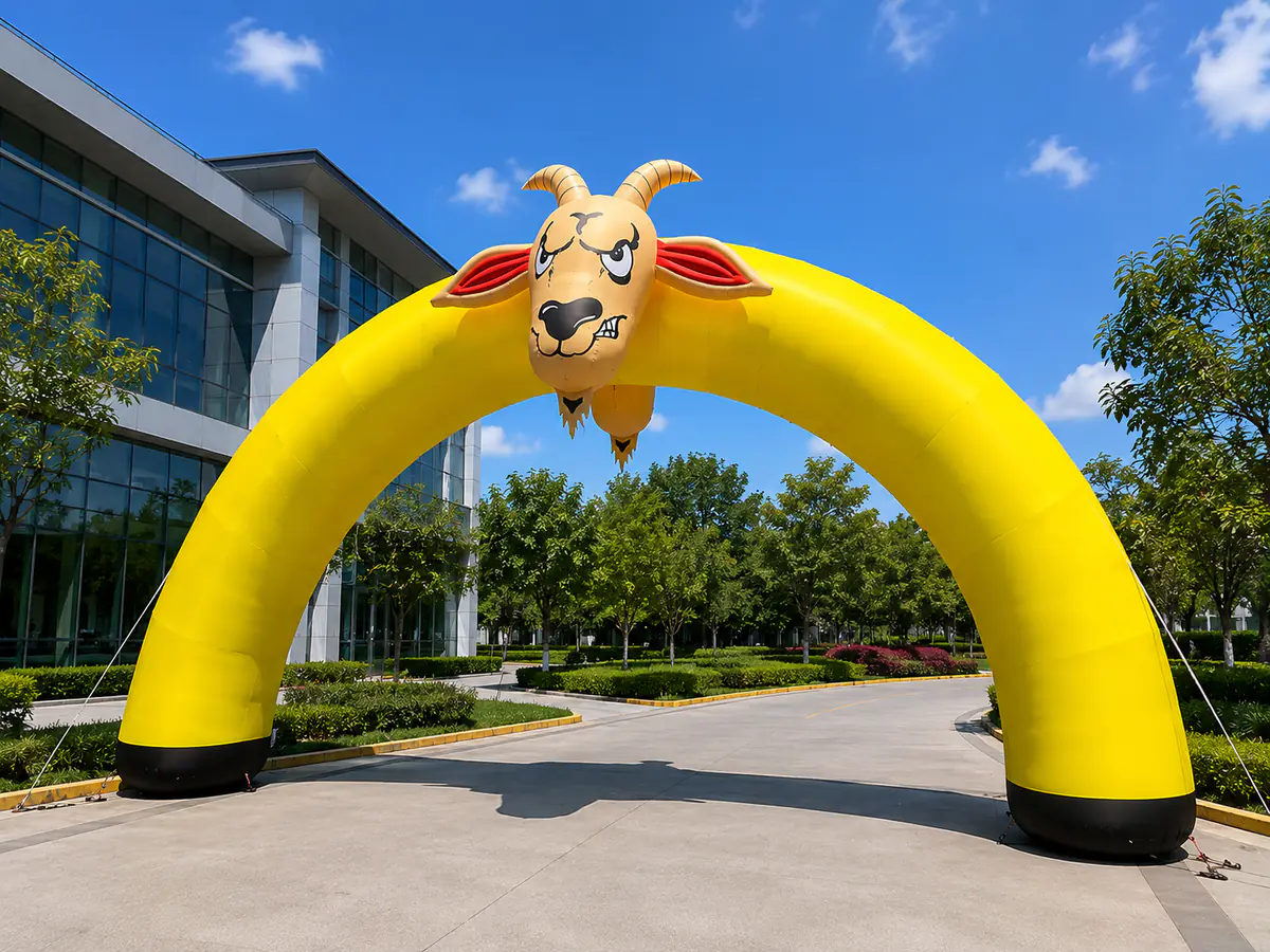 Custom Inflatable Advertising Arch Detail 1