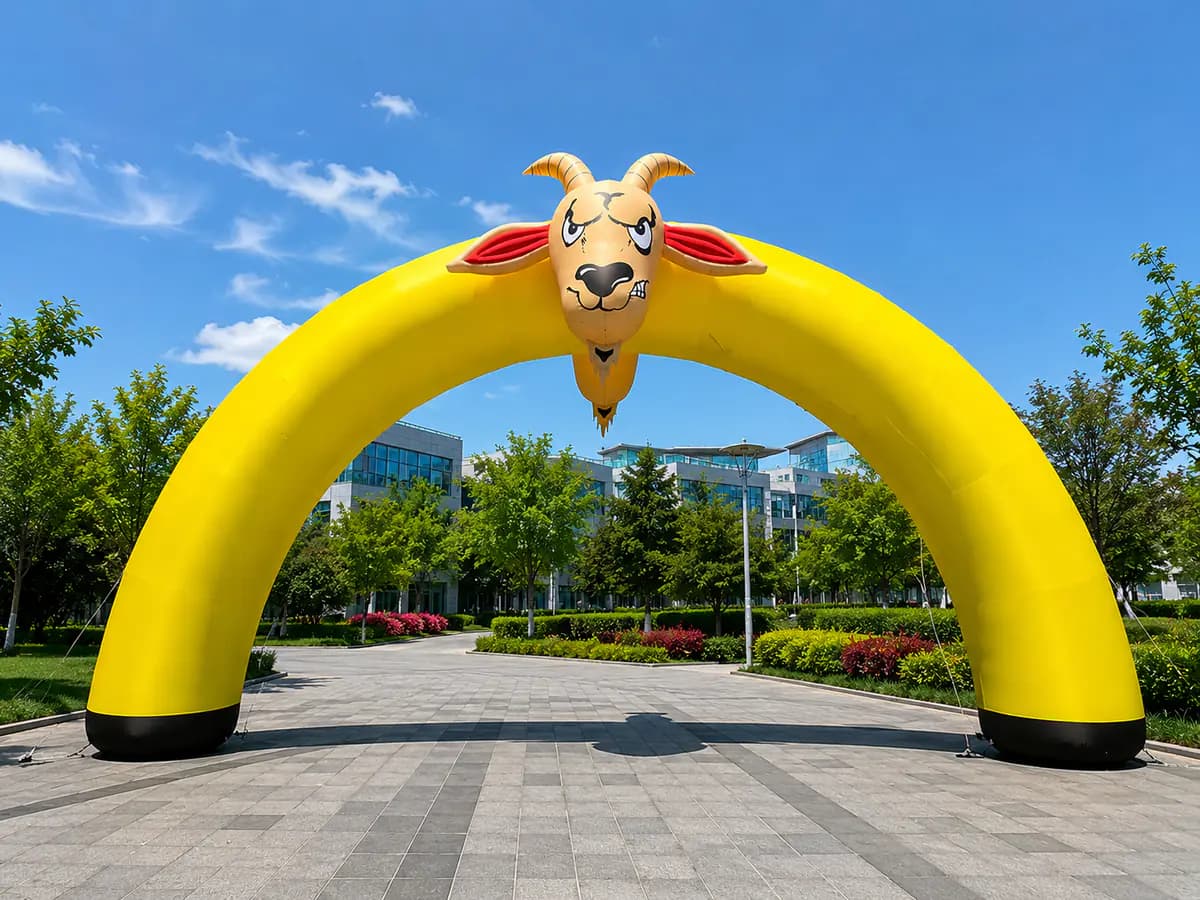 Custom Inflatable Advertising Arch Detail 3