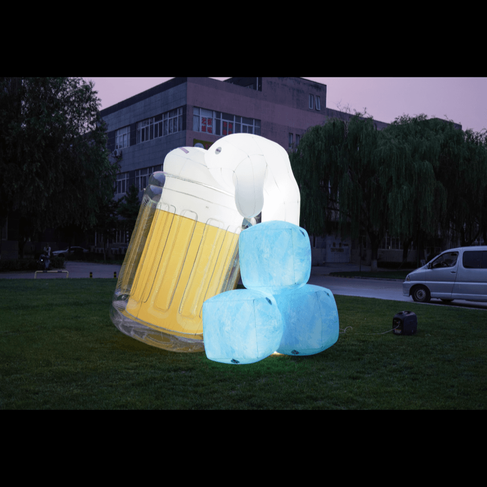 Custom LED Inflatable Beer Bottle Model Detail 2