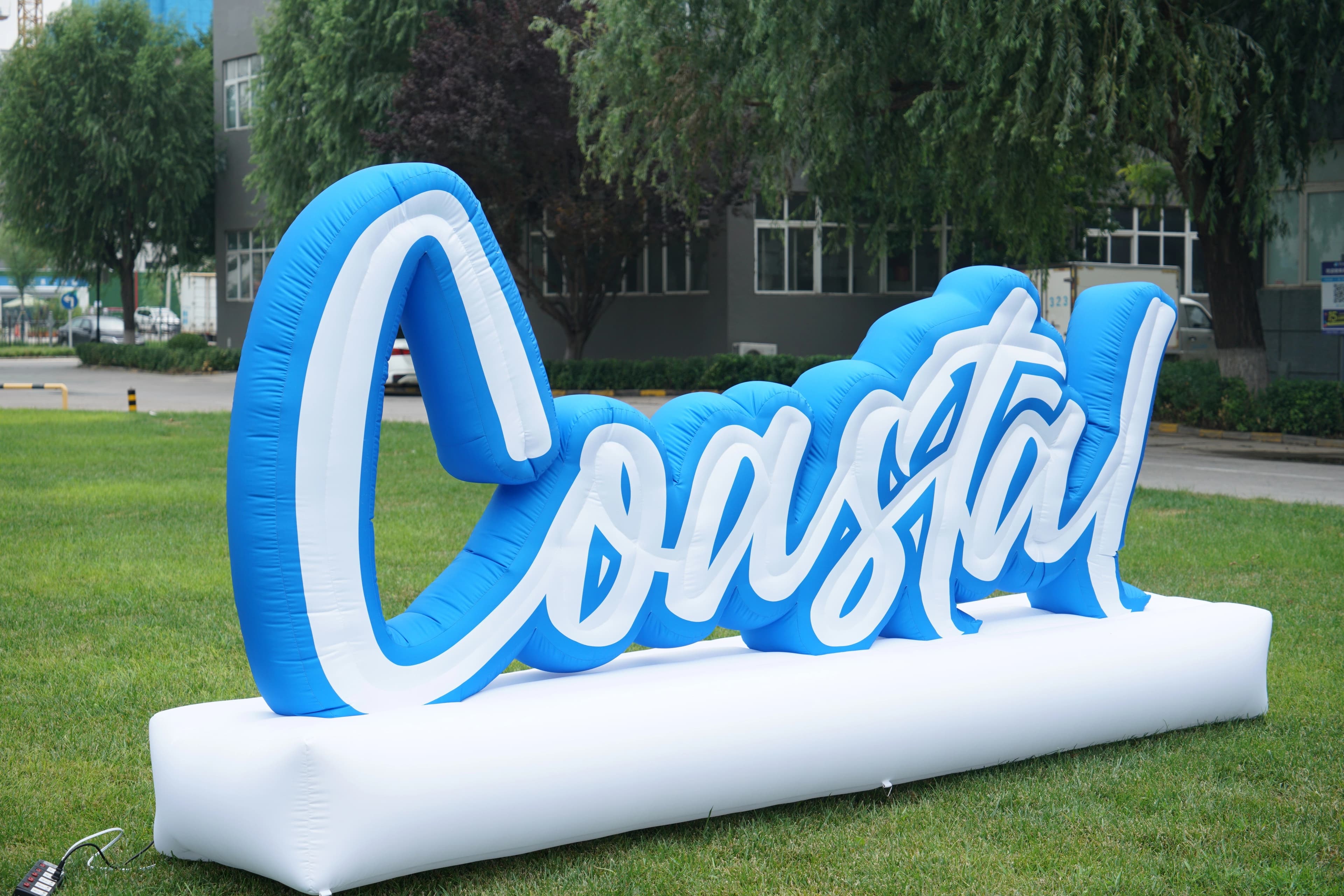 Custom 3D Inflatable Logo Sign Detail 2