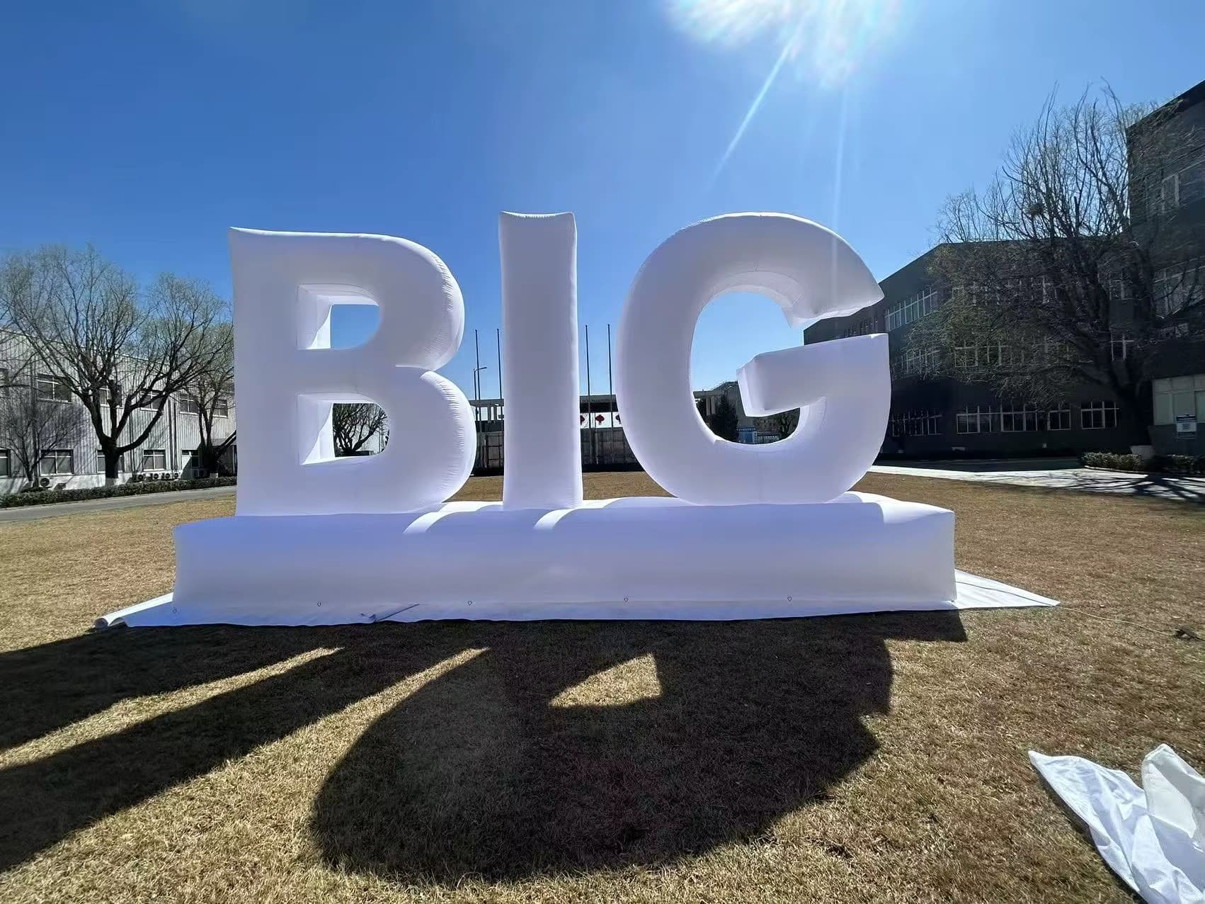 Custom 3D Inflatable Logo Sign Detail 3