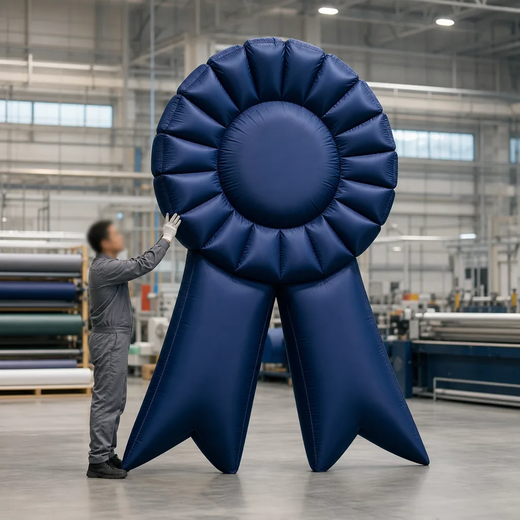 Custom Inflatable Award Ribbon view 04 | InflatCustom