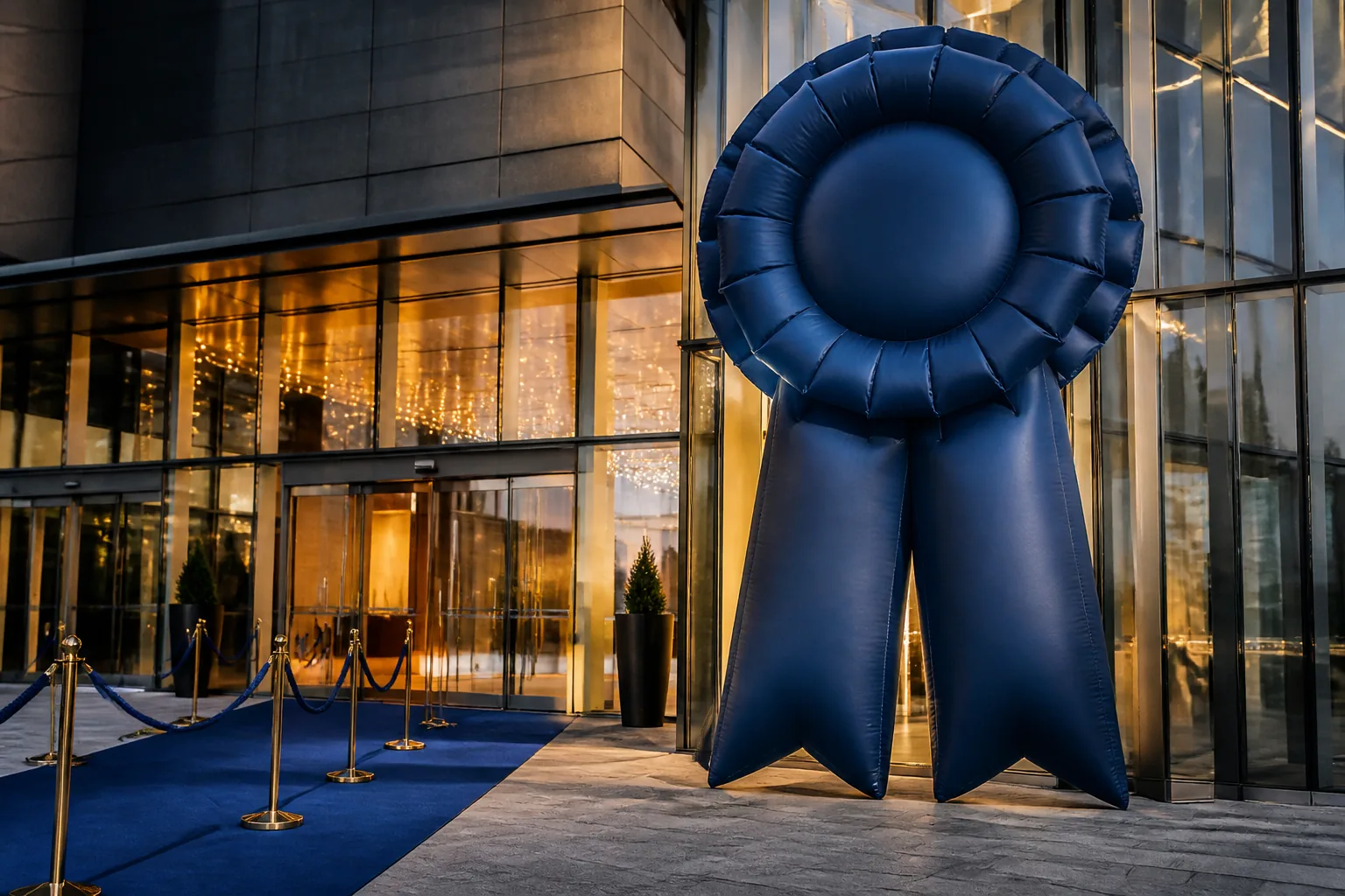 Custom Inflatable Award Ribbon view 06 | InflatCustom