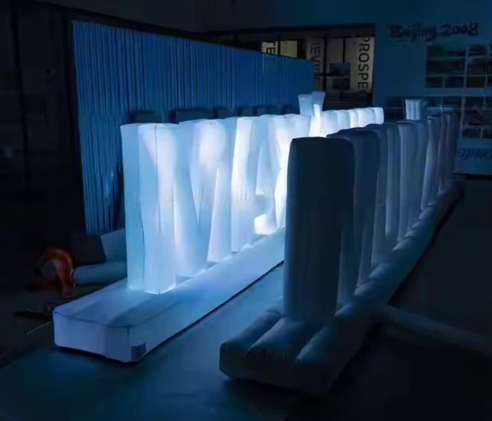 Giant LED Light Custom Marquee Letters Inflatable Sign Detail 1