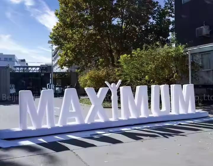 Giant LED Light Custom Marquee Letters Inflatable Sign Detail 2