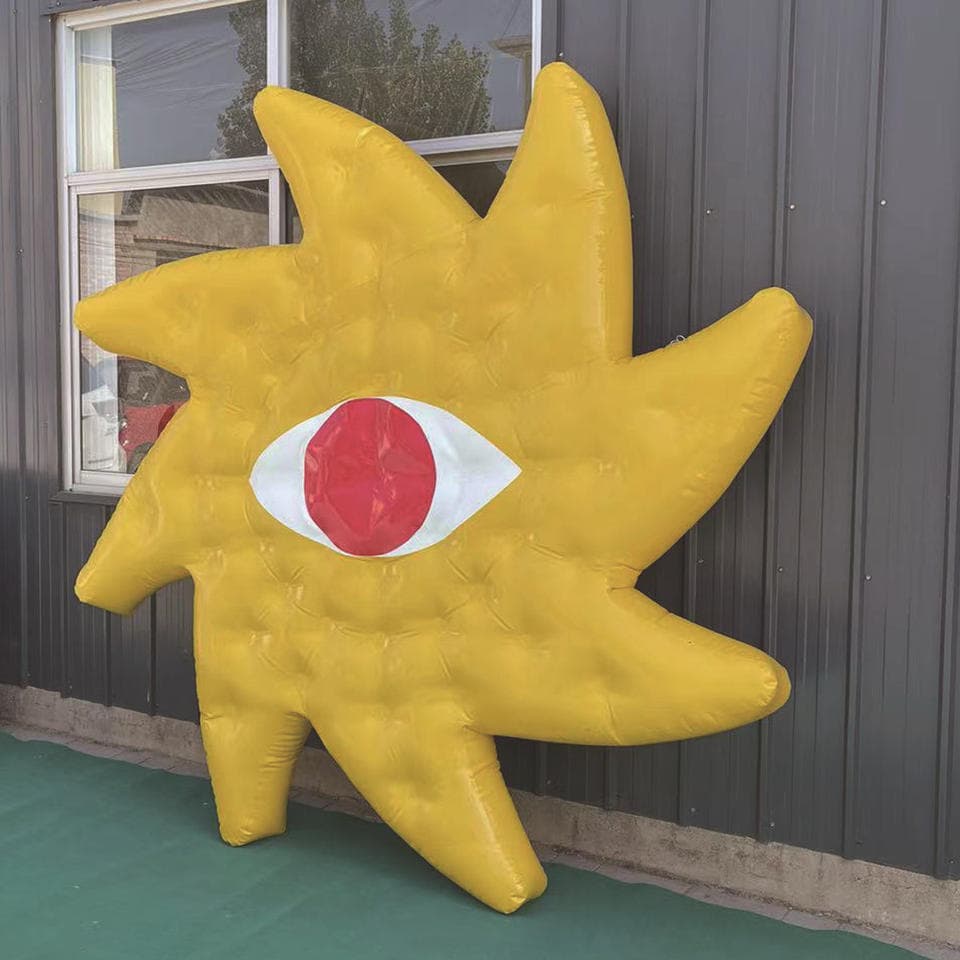 Custom Closed Inflatable Flower Balloon Detail 1
