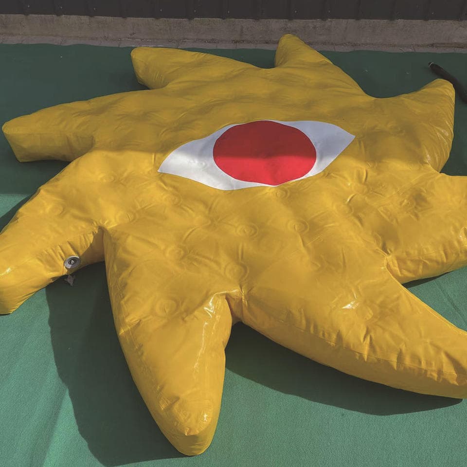 Custom Closed Inflatable Flower Balloon Detail 2