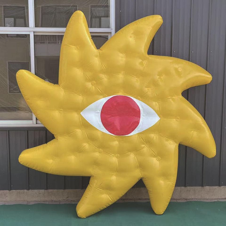Custom Closed Inflatable Flower Balloon Detail 3