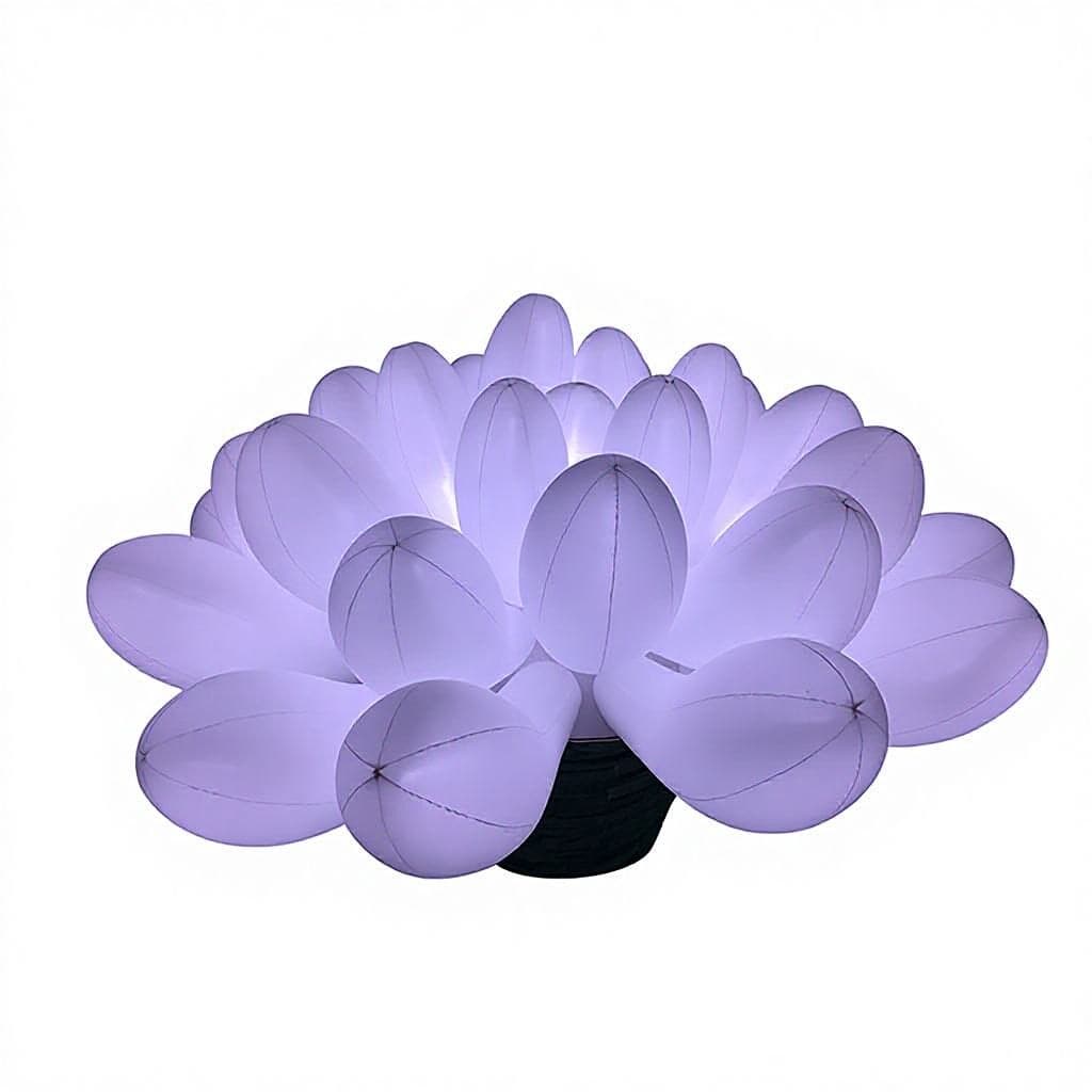 Giant Luminous Inflatable Flower