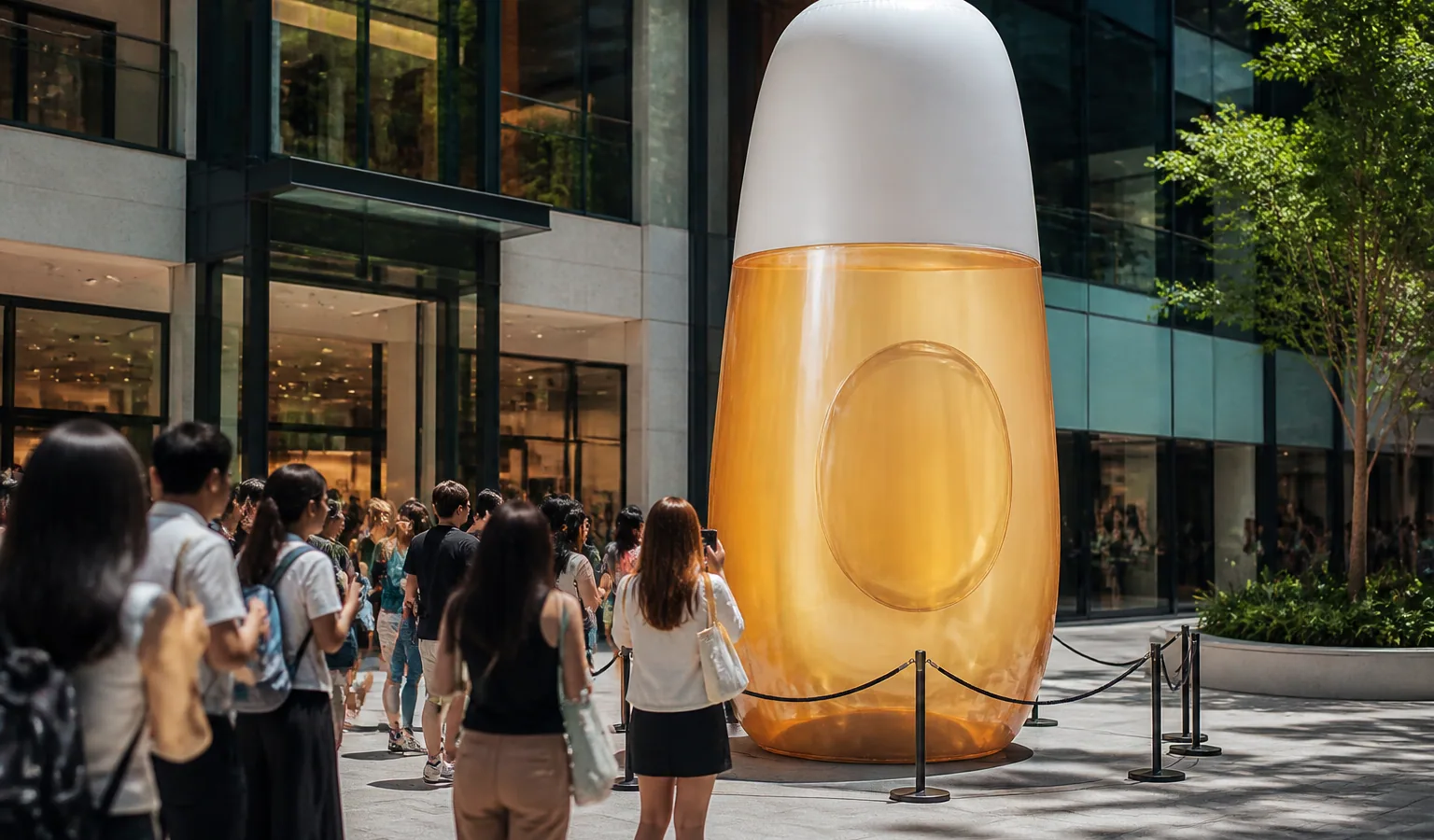 Brand activation inflatable display